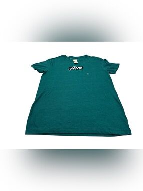 NWT Men's AERO Teal Crew Neck T-Shirt